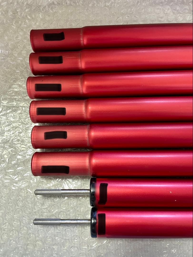 ※81　おまけ付【中古品】ウイングポールレッド280×2本／スノーピーク