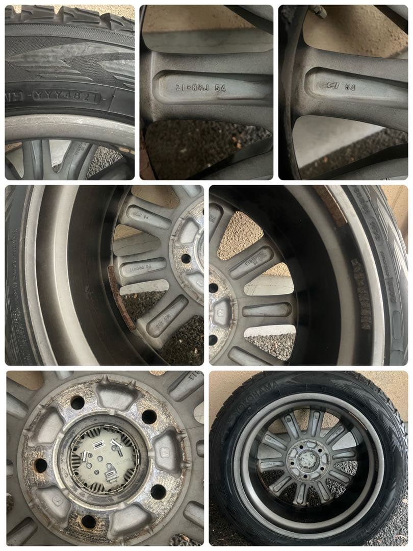 送料無料 レクサス LX570純正21インチ 275 50 R21 スタッドレス