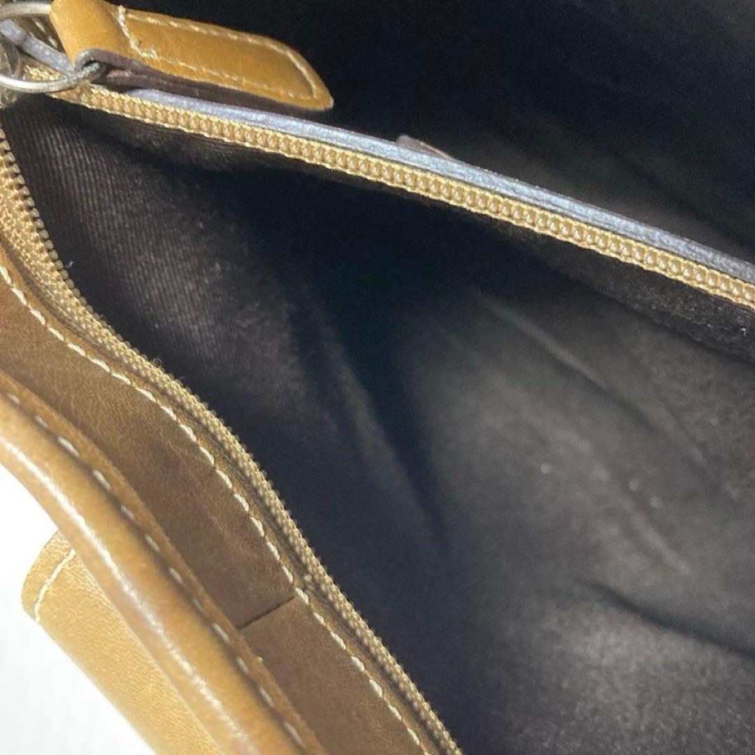 コーチ COACH ショルダーバッグ 7074 ミニシグネチャー　ベージュ　茶