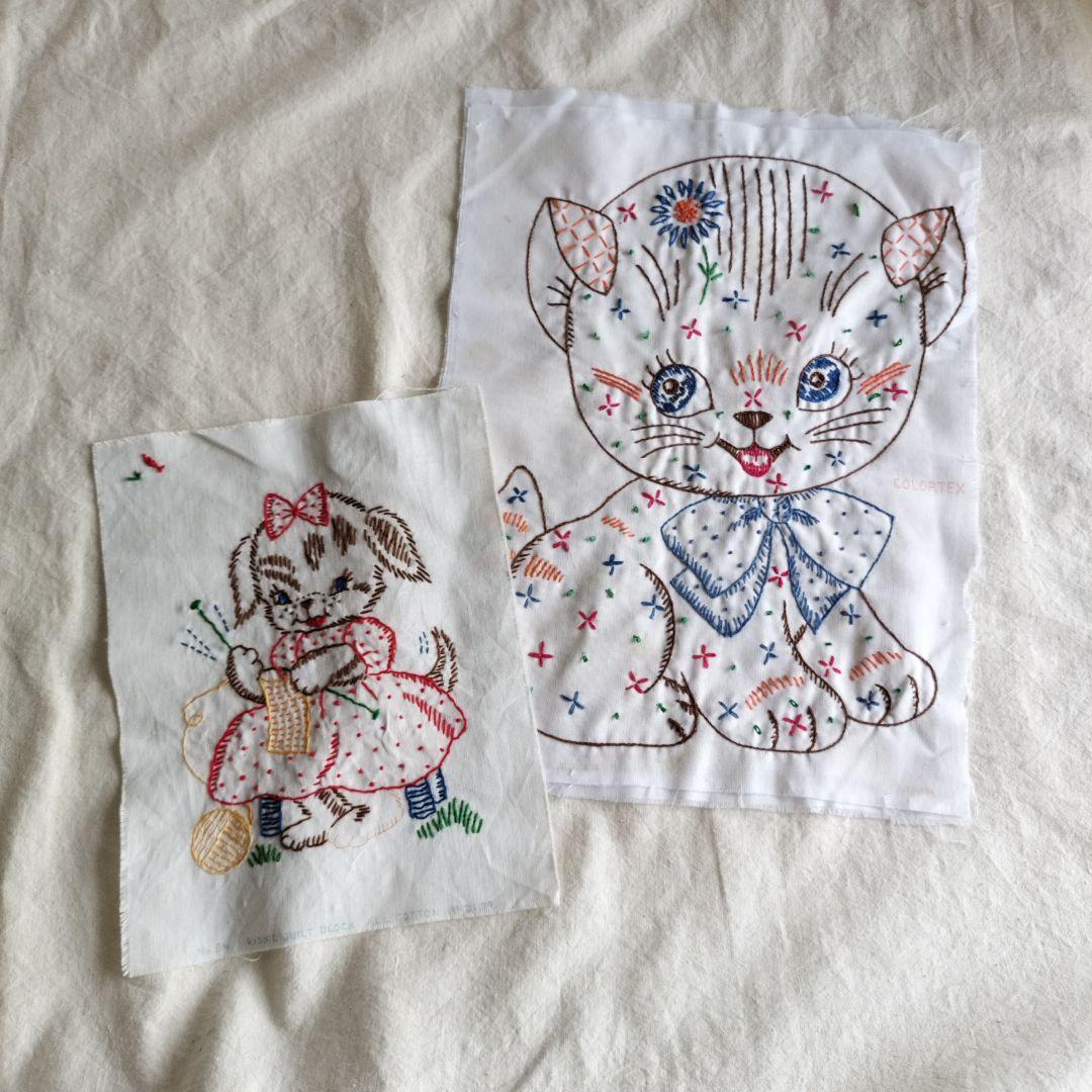 【roseさま】東欧　アンティーク　Red刺繍