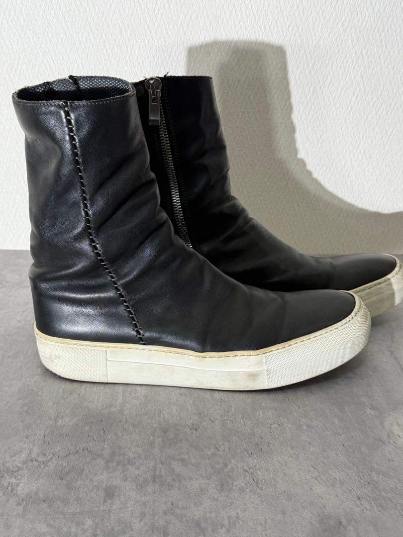 インカネーション サイドZIPレザーブーツ