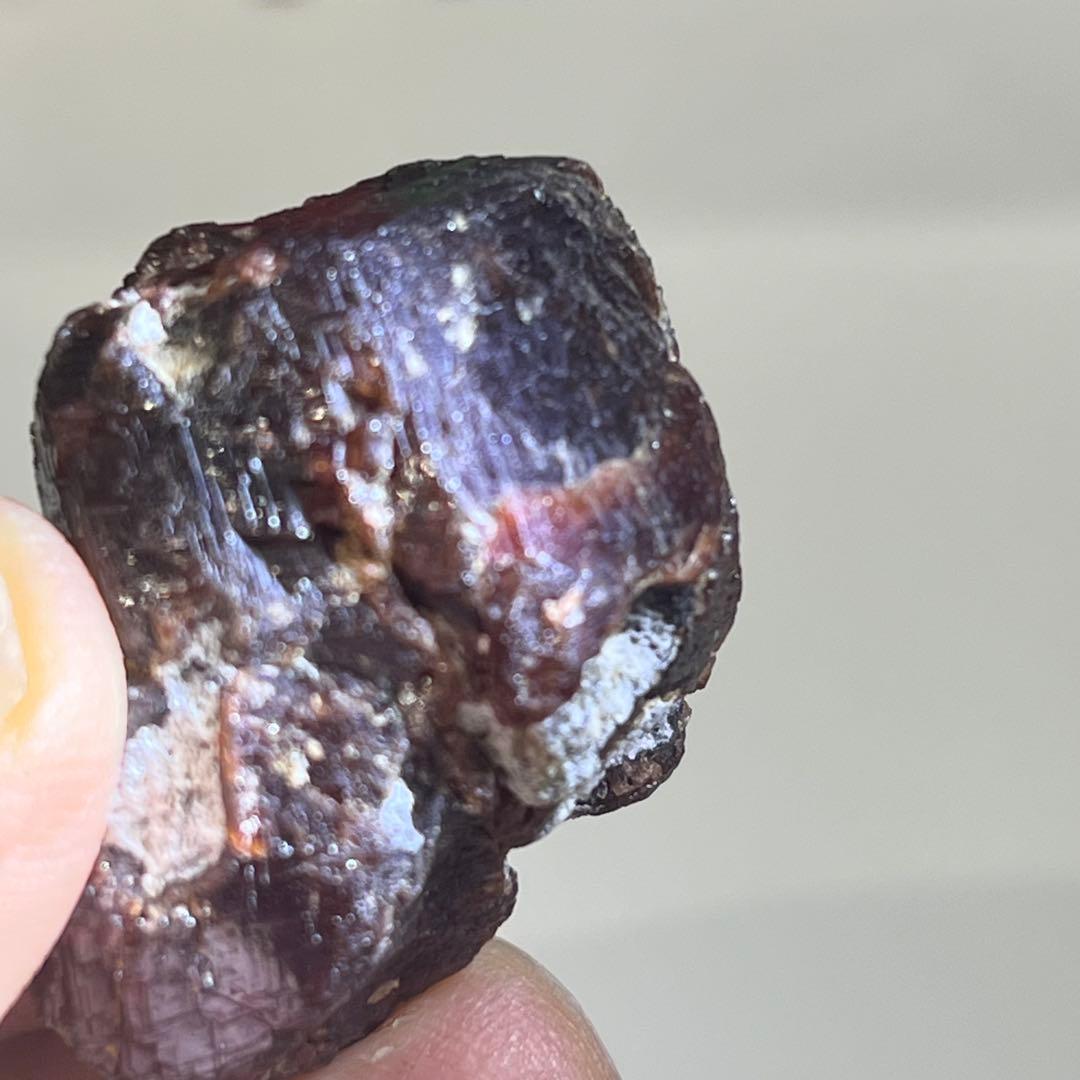 ガーネット 2点セット　1x 母岩付き クラスタ