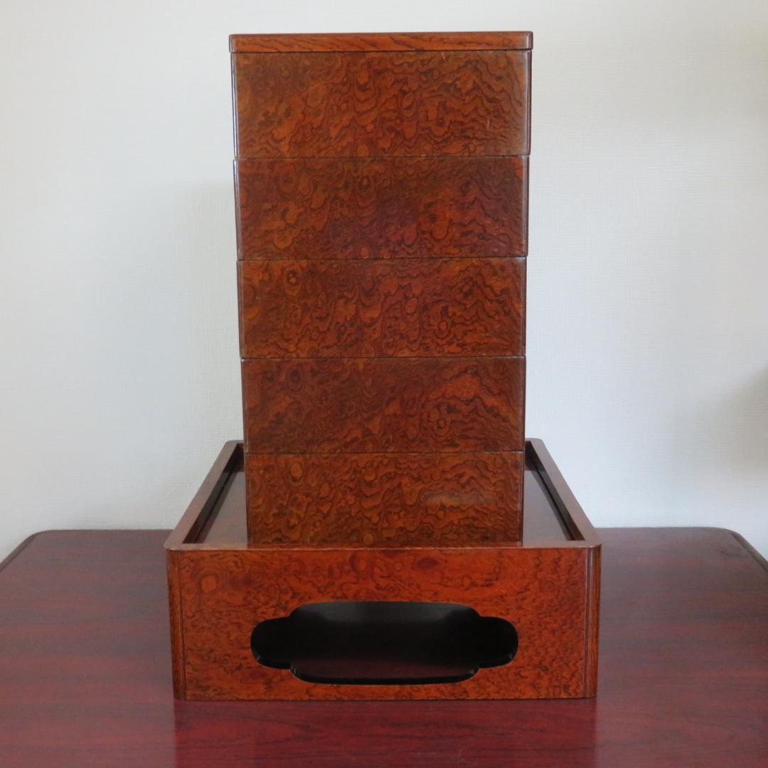 重箱 明治前後 最上級 塗物 漆器 共箱つき