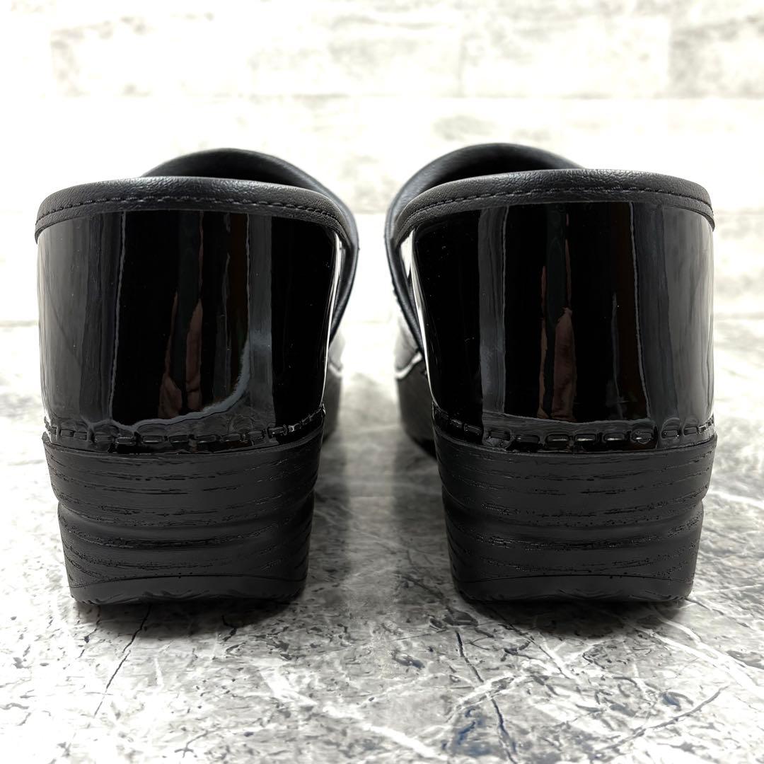 【美品】 ダンスコ プロフェッショナル 39 サボ サンダル 厚底 ブラック