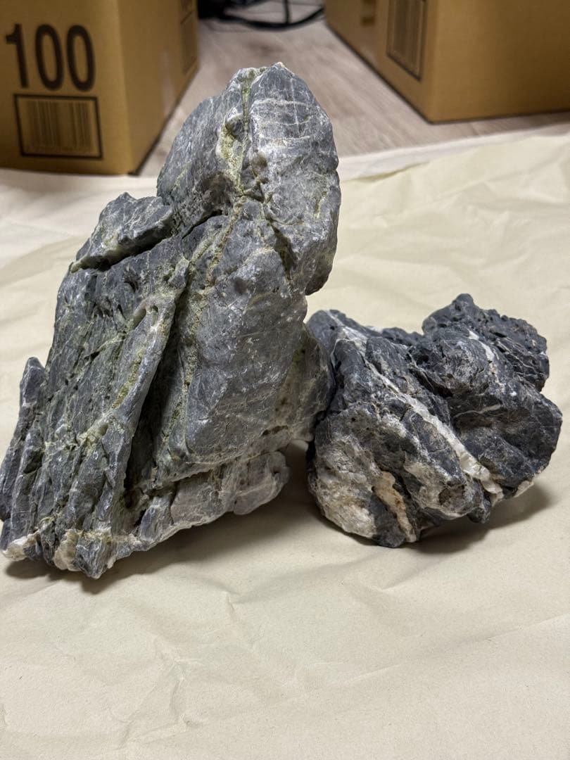 ADA 龍王石　約7.5kg セット　親石約2.8kg