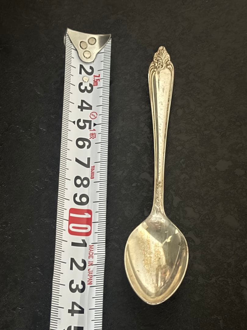 スターリングシルバー アンティークスプーン 3本セット