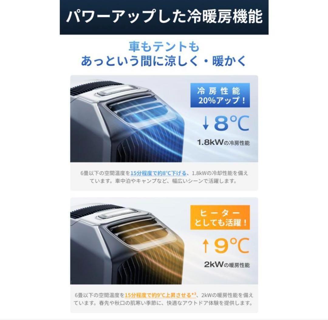 新品　EcoFlow WAVE3 ポータブルエアコン　エコフロー