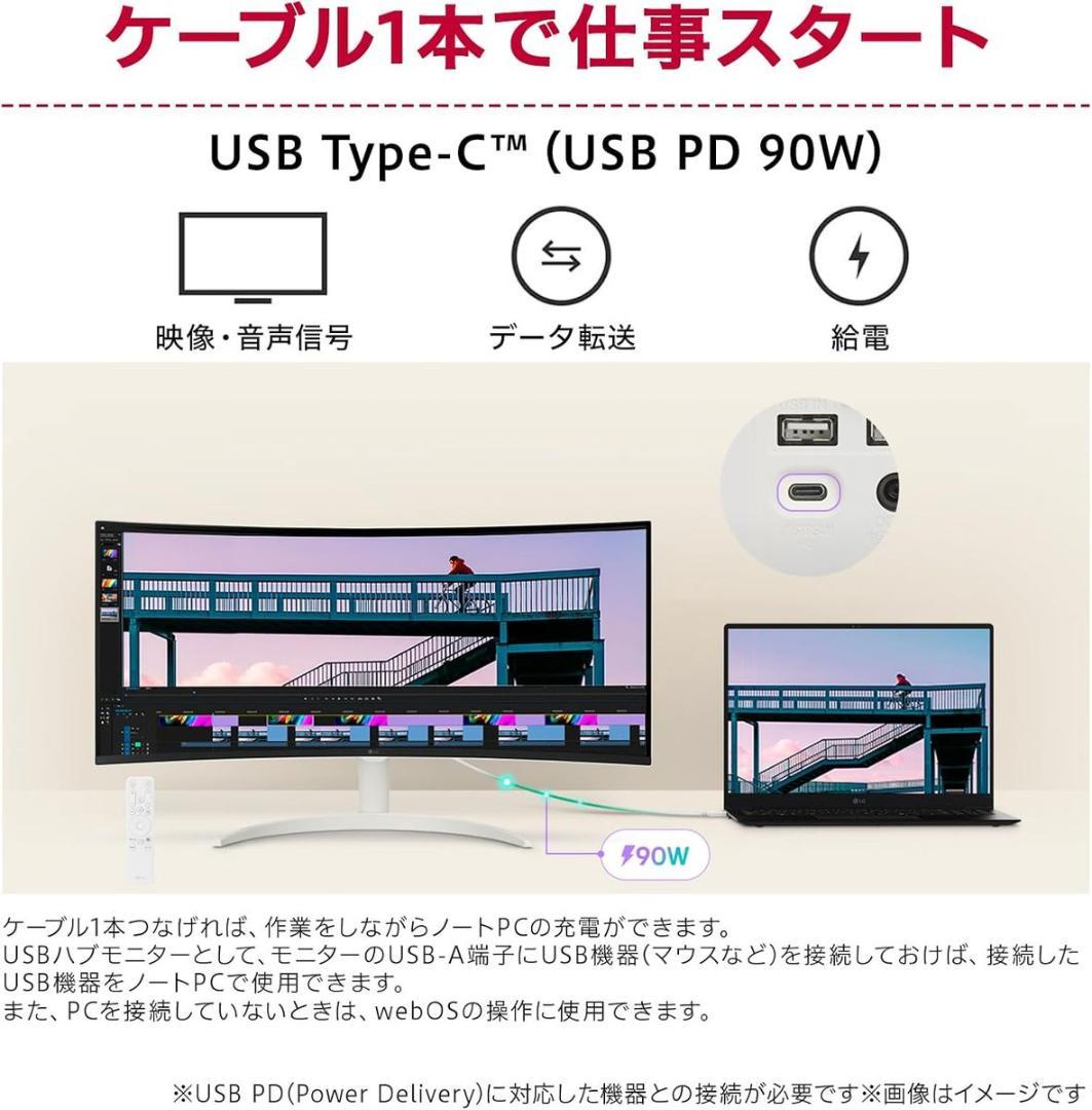 LG Monitor モニター ディスプレイ 34SR63QA-W 34インチ