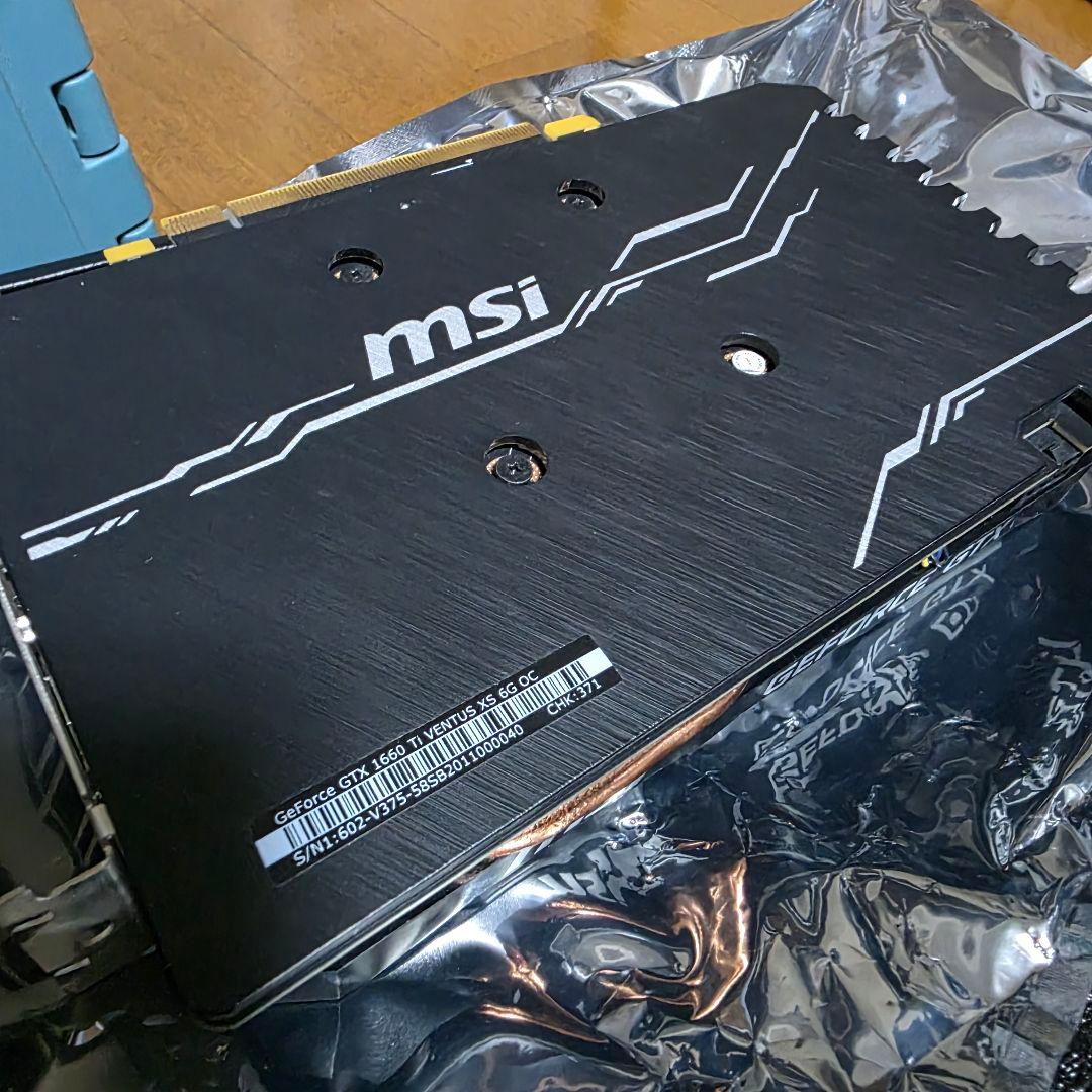 グラフィックボード・グラボ・ビデオカード MSI GeForce GTX1660Ti VENTUS XS 6G OC