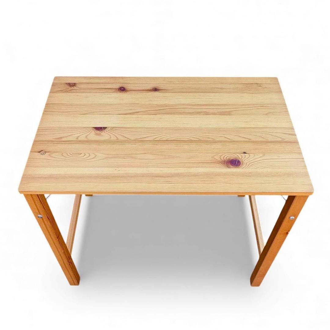 美品 無印良品 MUJI 折りたたみデスク デスク テーブル 天然木 廃盤