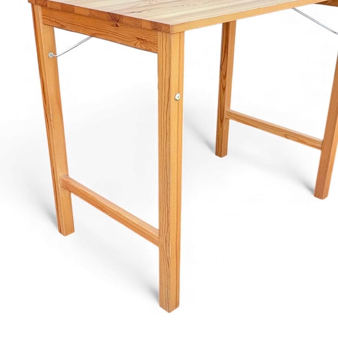 美品 無印良品 MUJI 折りたたみデスク デスク テーブル 天然木 廃盤