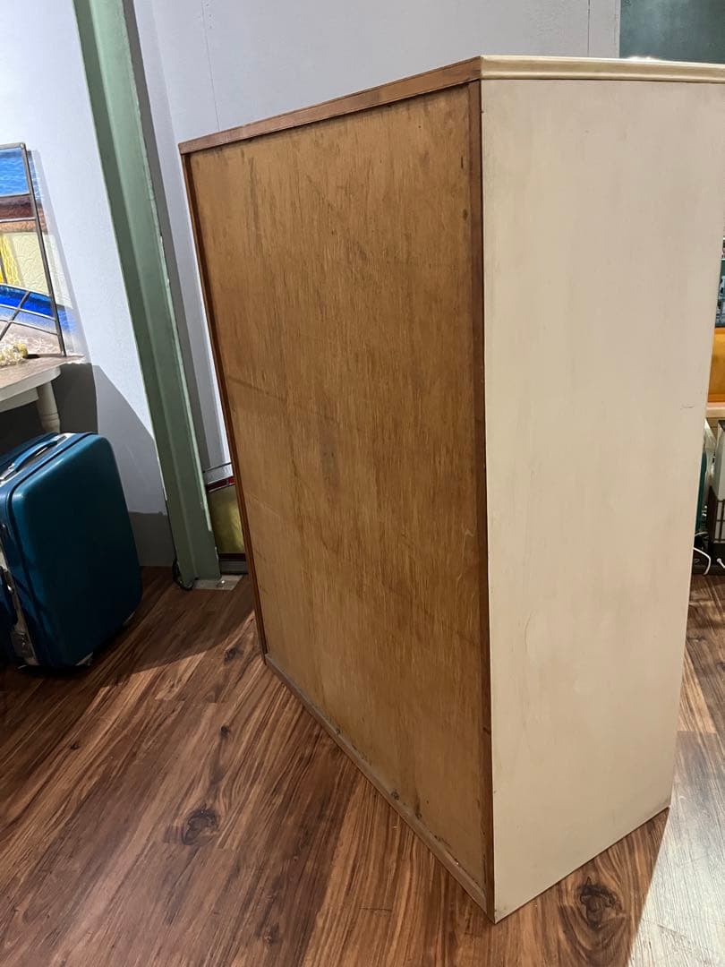 チェスト 花柄 黄色 箪笥 インテリア 昭和レトロ 当時物 レトロポップ