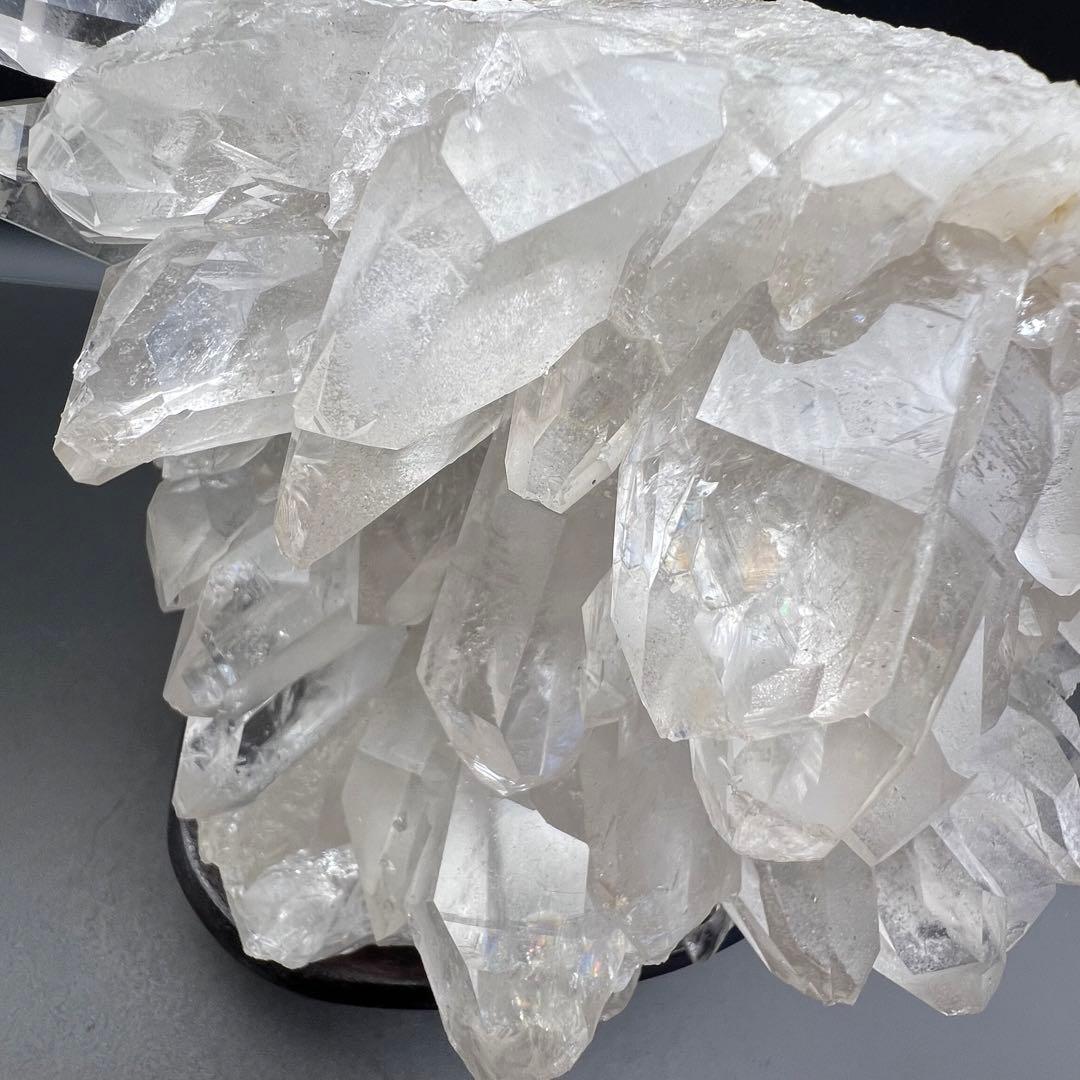 ✳️極上別格品‼️✨抜群の存在感‼️✨レインボーキラキラ✨超美麗 高透明度 クラスター