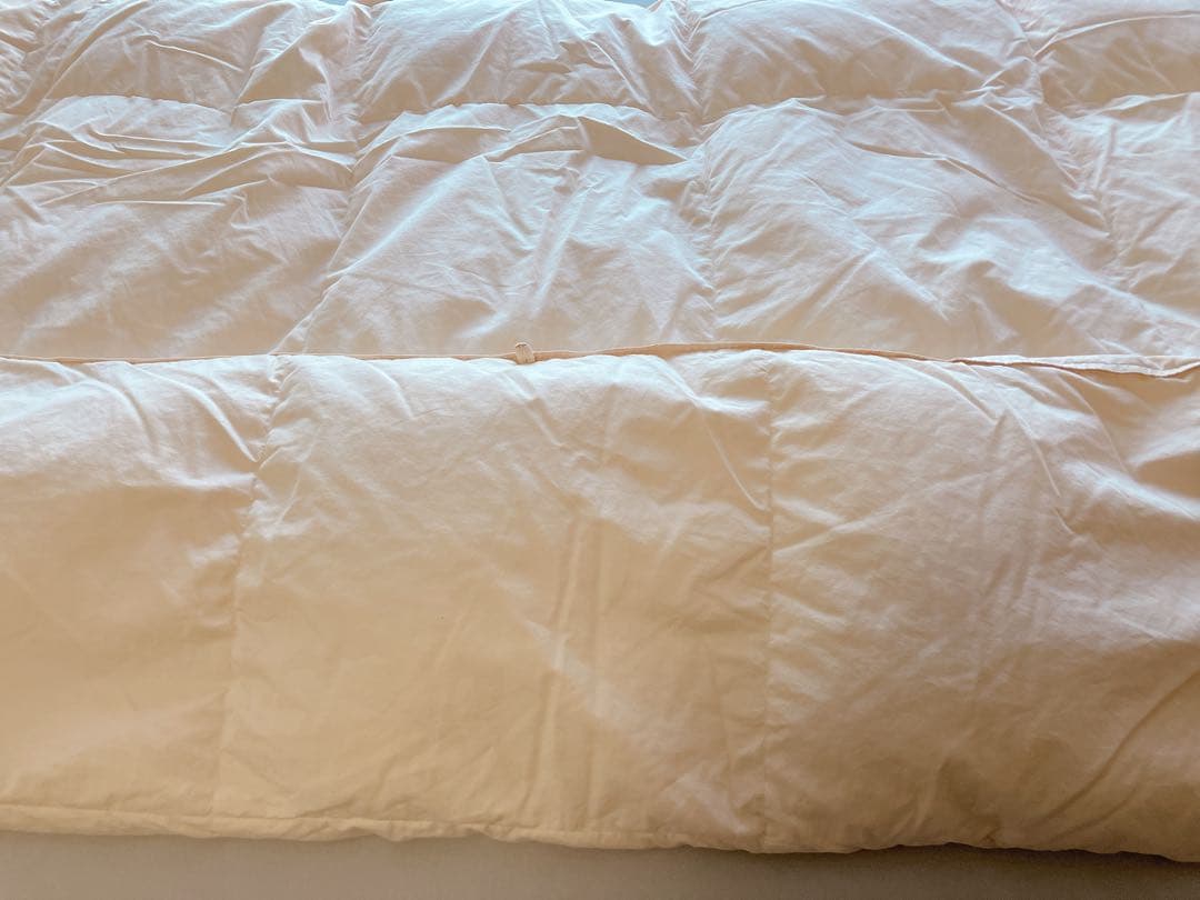 羽毛布団　肌掛けふとん　（セミダブル）　ハンガリー産グース93％