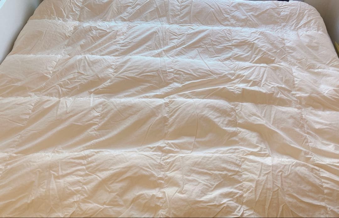 羽毛布団　肌掛けふとん　（セミダブル）　ハンガリー産グース93％