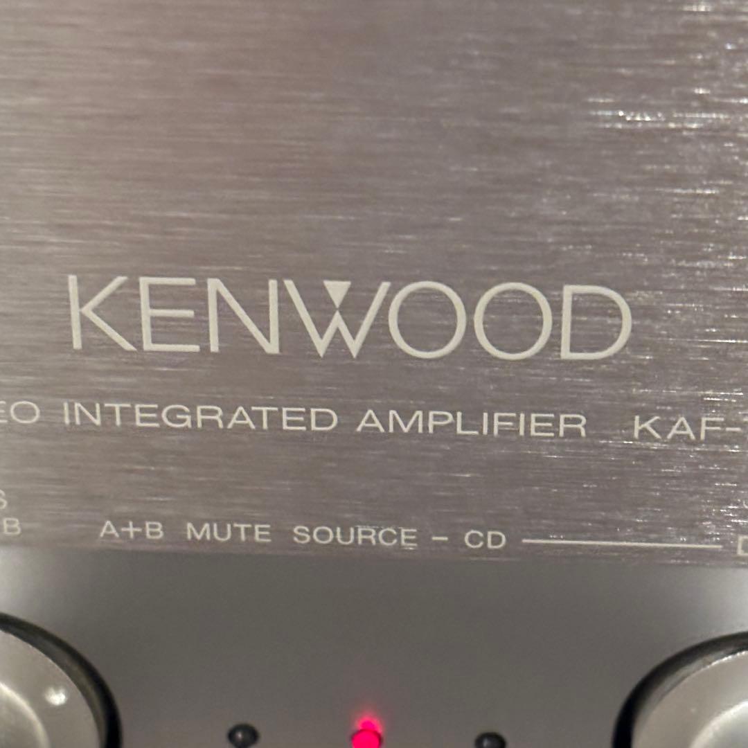 【美品】KENWOOD高音質プリメインアンプ　リモコン付　KAF-7002