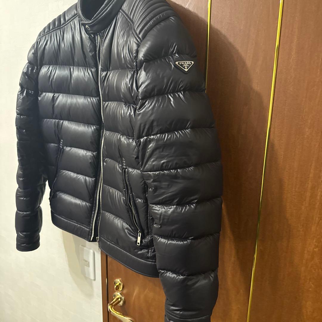 PRADA ライダースダウンジャケット