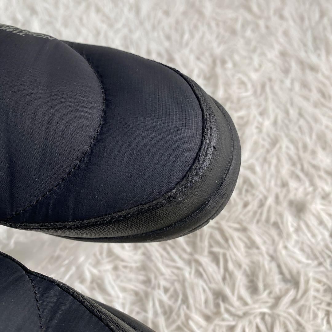 ノースフェイス　スノーブーツ　ヌプシ　ブーティ　ブラック　レッド　23