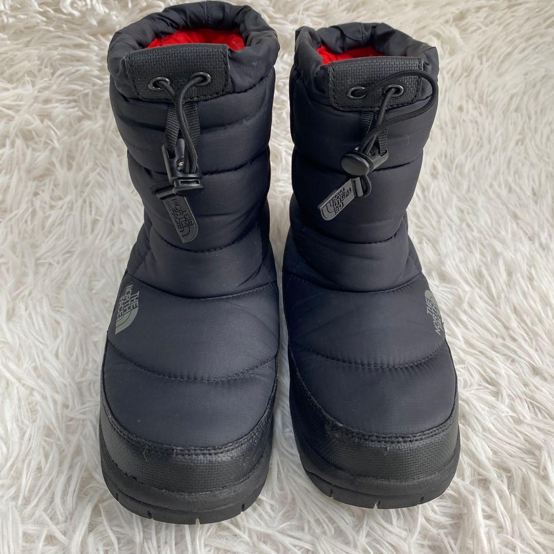 ノースフェイス　スノーブーツ　ヌプシ　ブーティ　ブラック　レッド　23