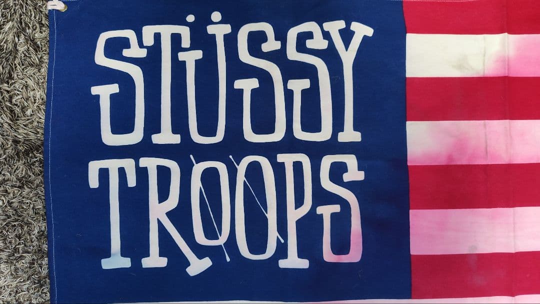 PRしました♪STÜSSY TROOPS フラッグ布製