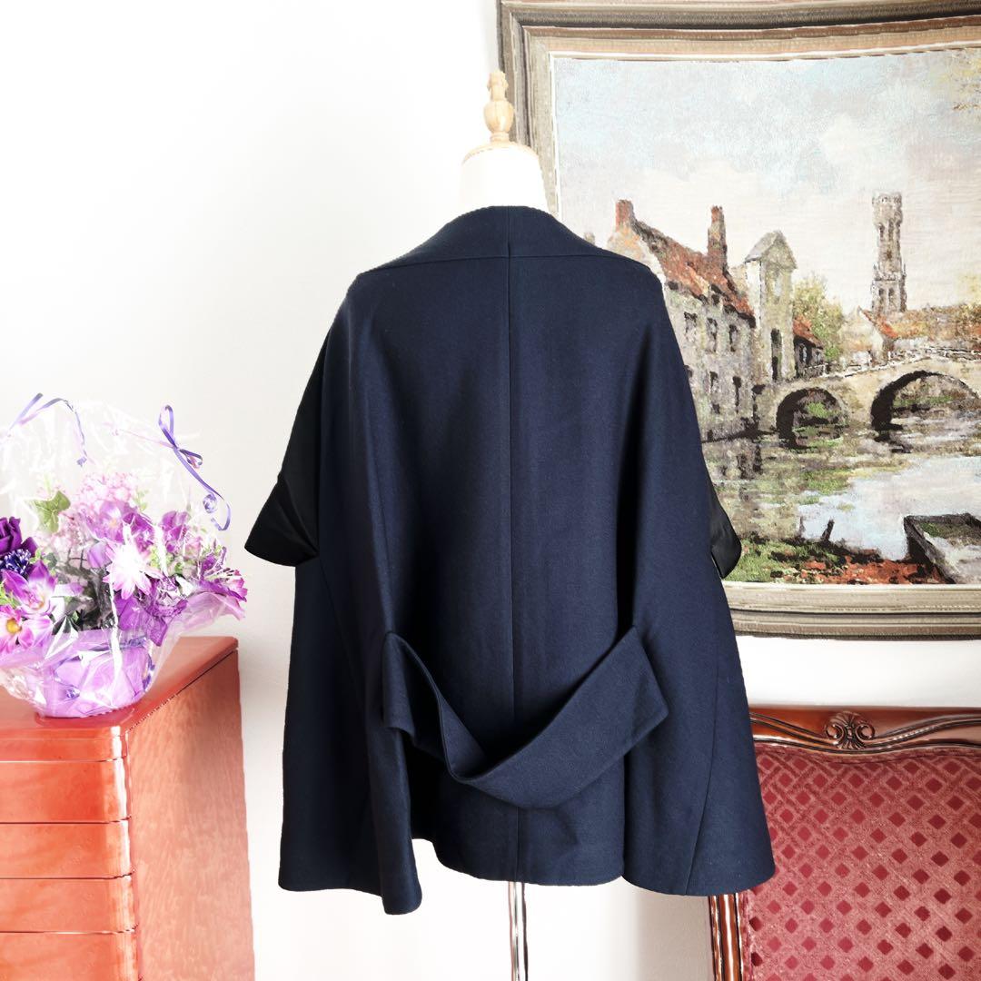 美品 ChristianDior ディオール ケープ ショートコート ブルゾン