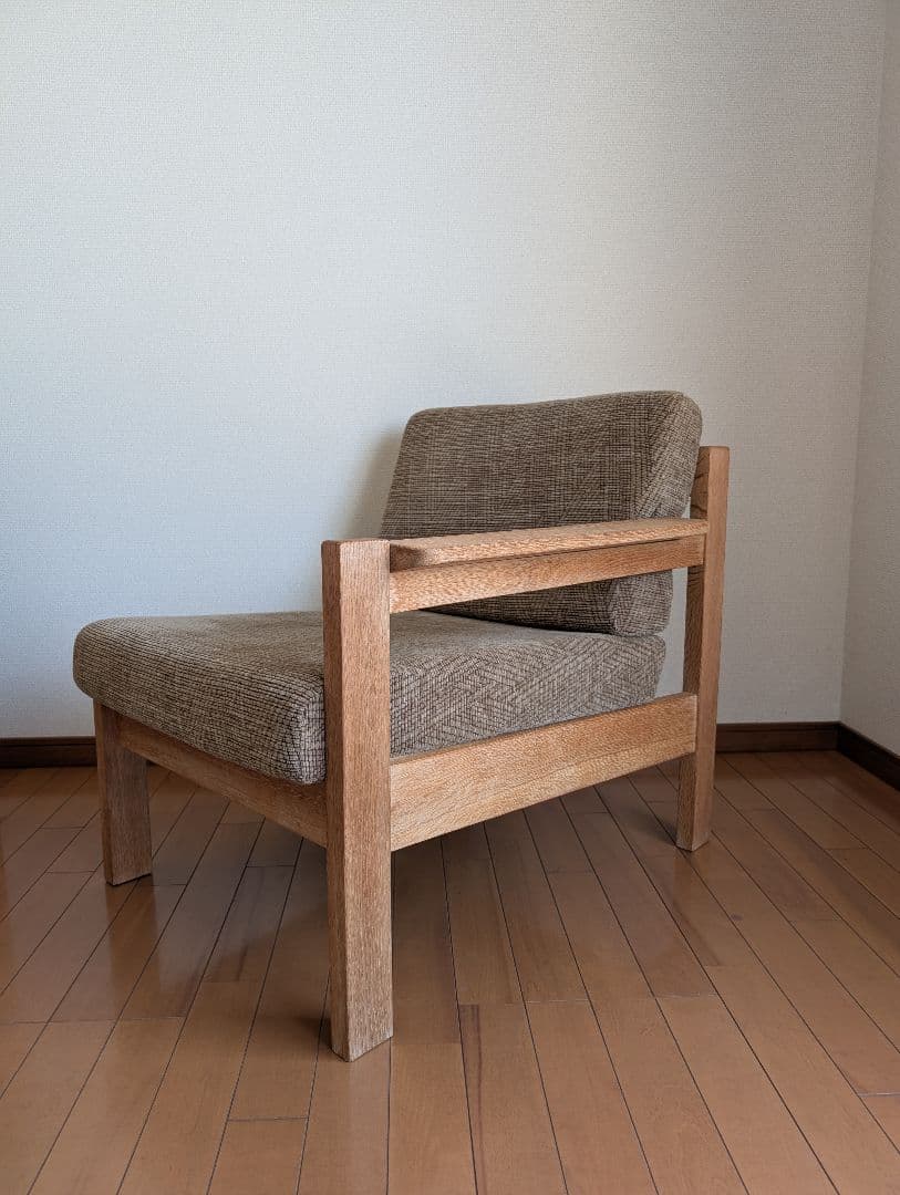 のんき大将　北欧ヴィンテージソファ　オーク　左アーム