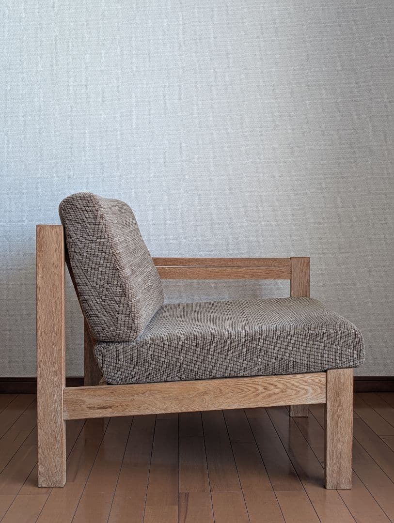 のんき大将　北欧ヴィンテージソファ　オーク　左アーム