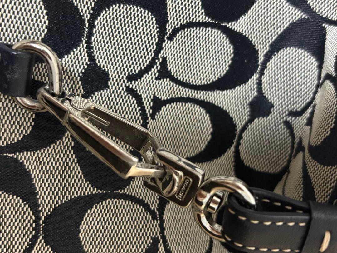 【美品】Coach シグネチャー ワンショルダーバッグ