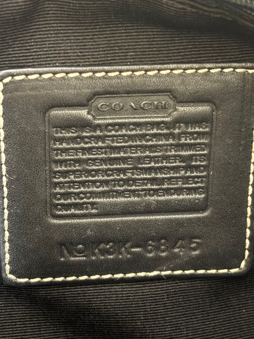 【美品】Coach シグネチャー ワンショルダーバッグ