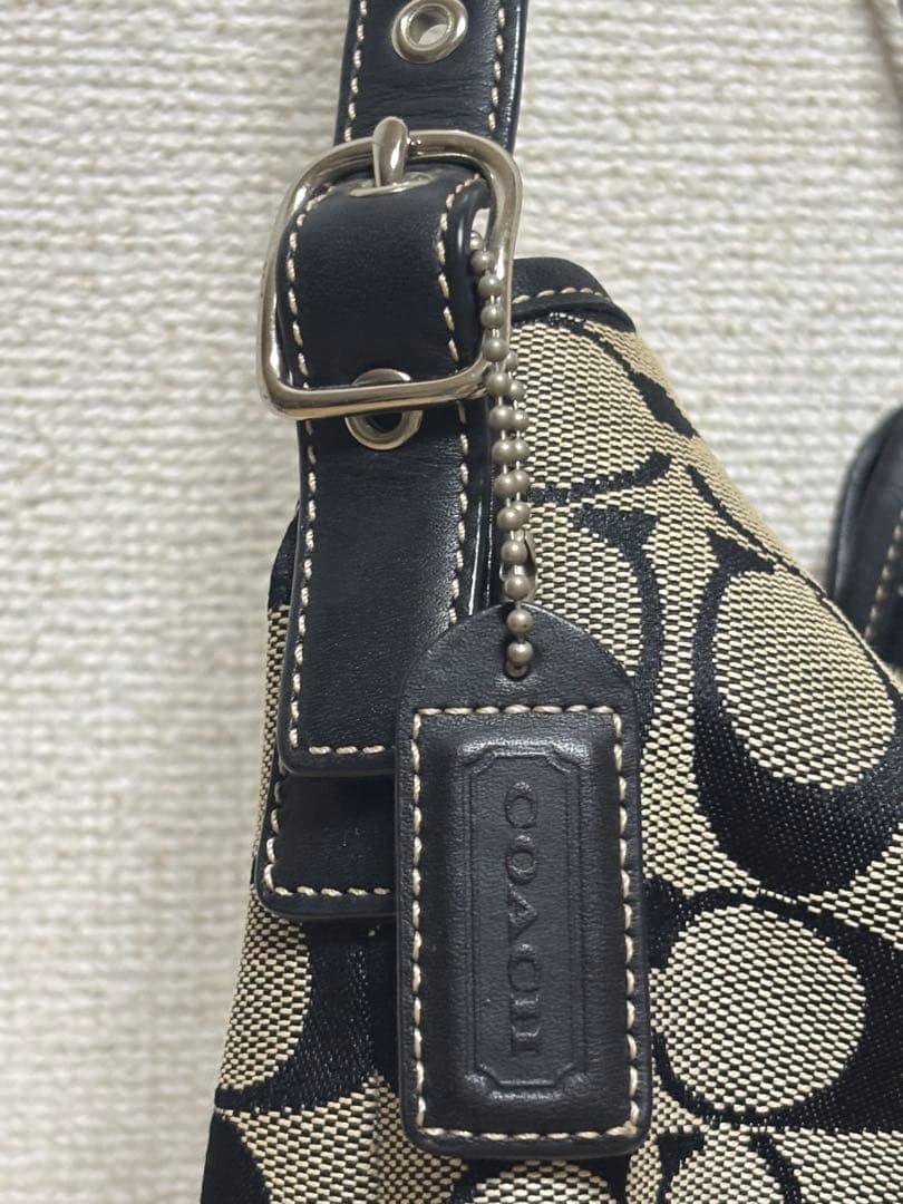 【美品】Coach シグネチャー ワンショルダーバッグ