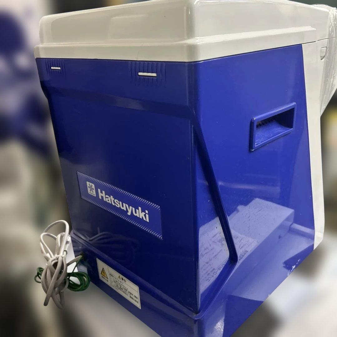 7143 【程度良好】初雪 業務用かき氷機 HC-S32A 替刃・のぼり旗付