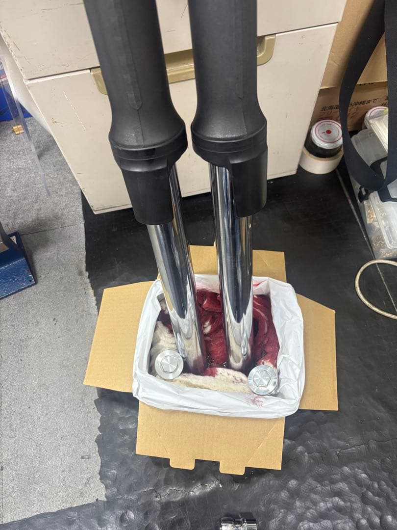 TMAX 530 フロントフォーク　SJ08 SJ12 3.4型　オイル交換済み