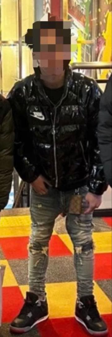 mnmlスキニーダメージパンツ 28