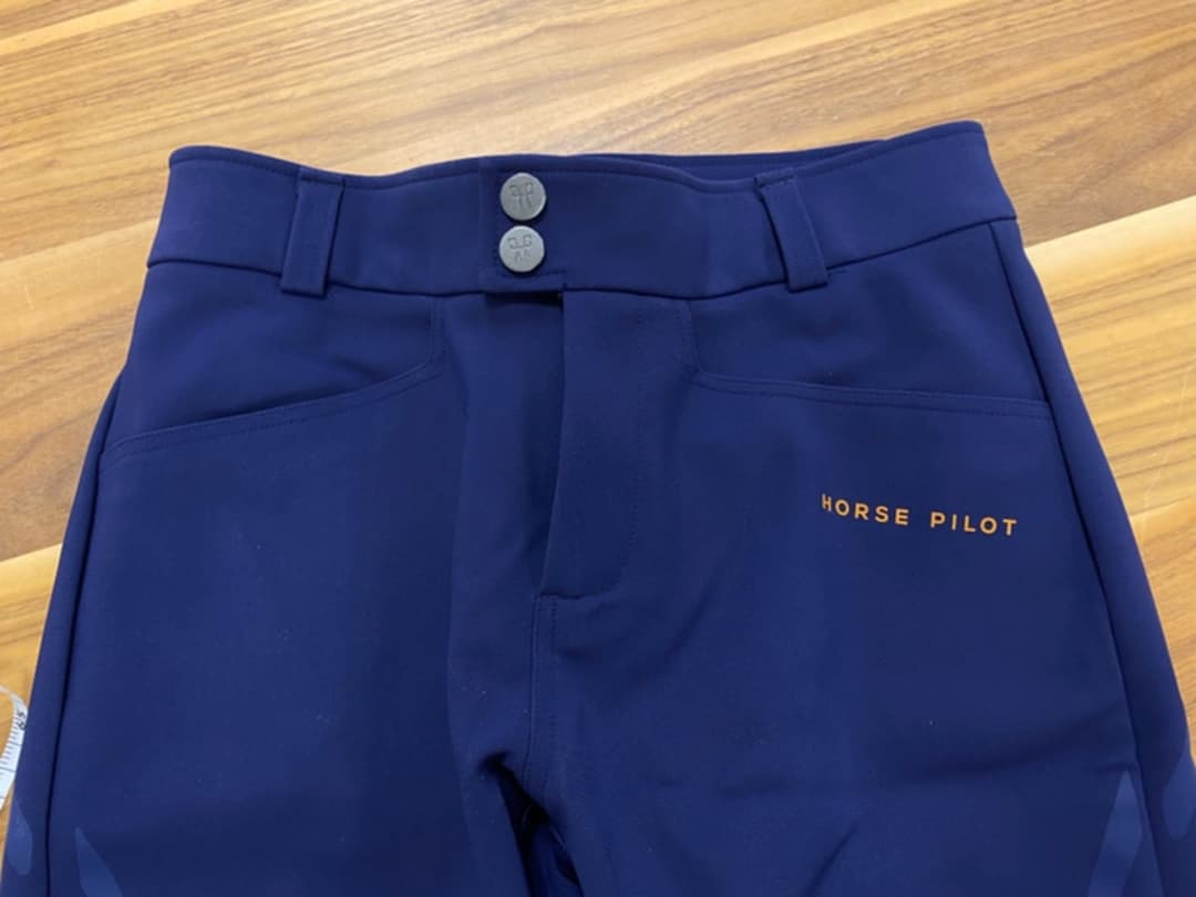 メンズ 乗馬用キュロット ホースパイロット ネイビー