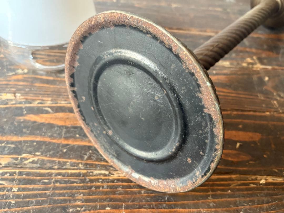 クラシックオイルランプ ガラスシェード レトロ アンティーク アルコールランプ