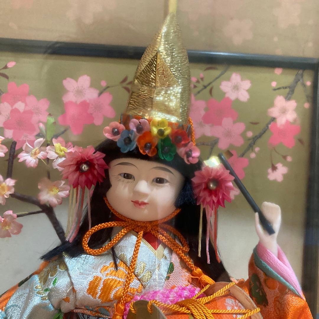 ひな人形　晃月作　ガラスケース付き　※価格交渉受付ています。