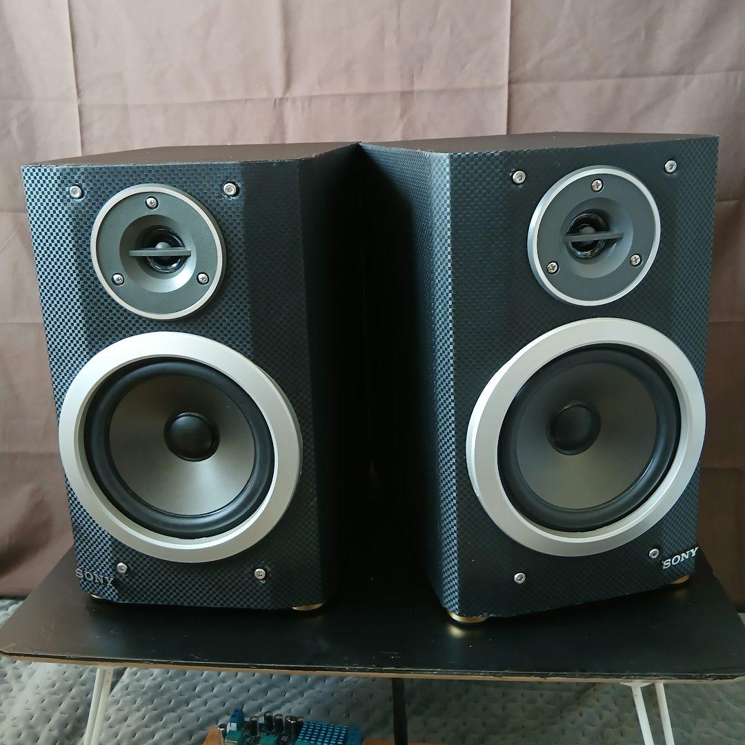 ​【カスタム品】SONY スピーカー SS-CMD373 カーボン調リメイク