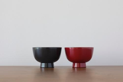 東福寺椀　朱と黒（IBURIWANKO）