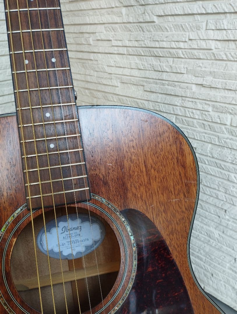 【トップ単板】Ibanez AC240-OPN オールマホガニー