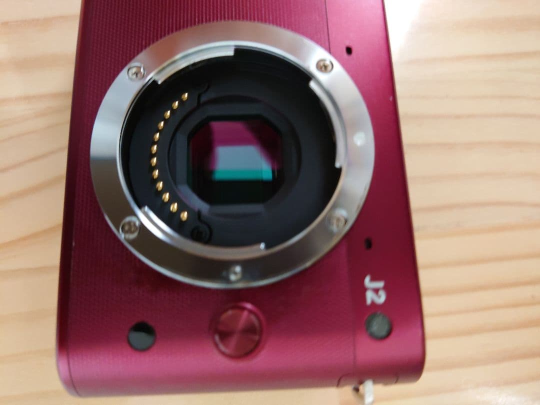 ★実用品★ Nikon ニコン J2 レッド ミラーレス一眼カメラ