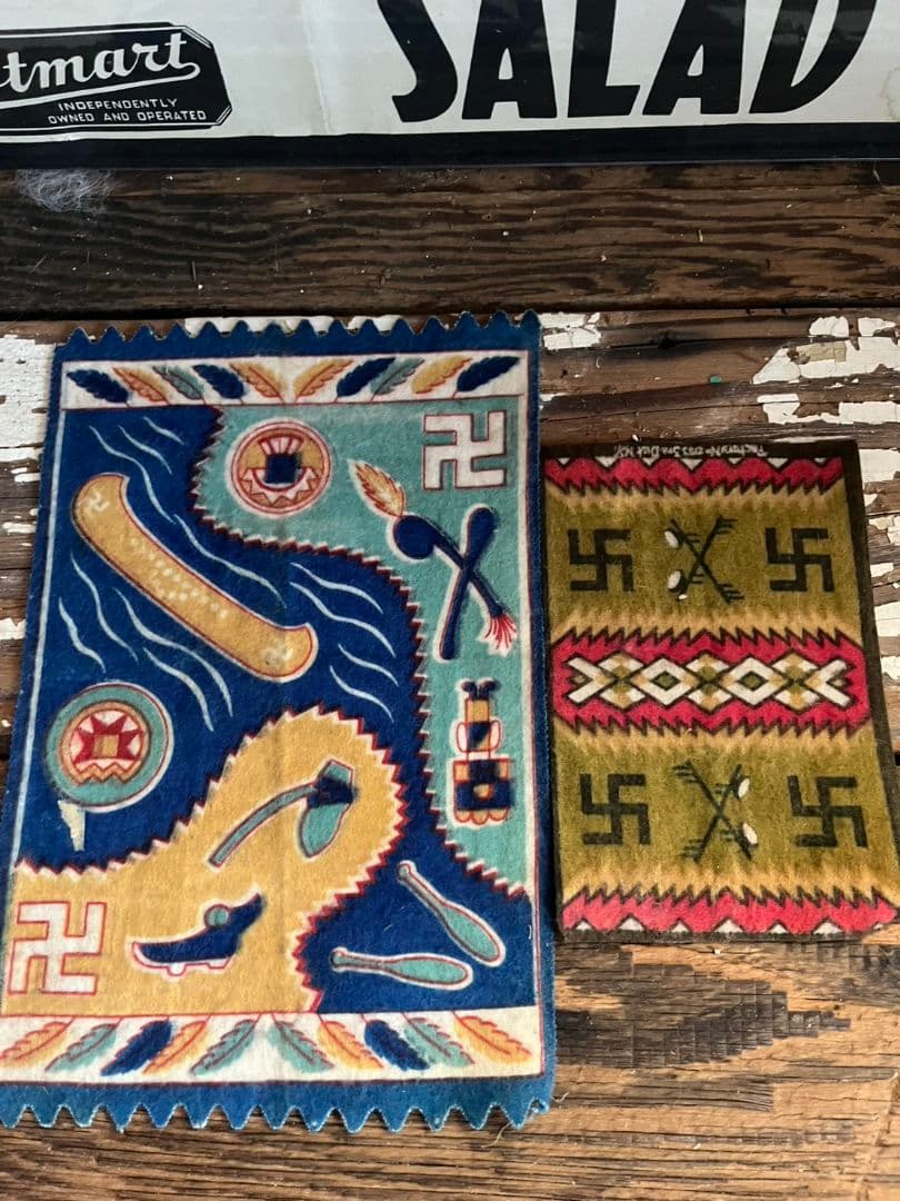 卍 Antique シガーフェルト ネイティブアメリカン スワスティカ