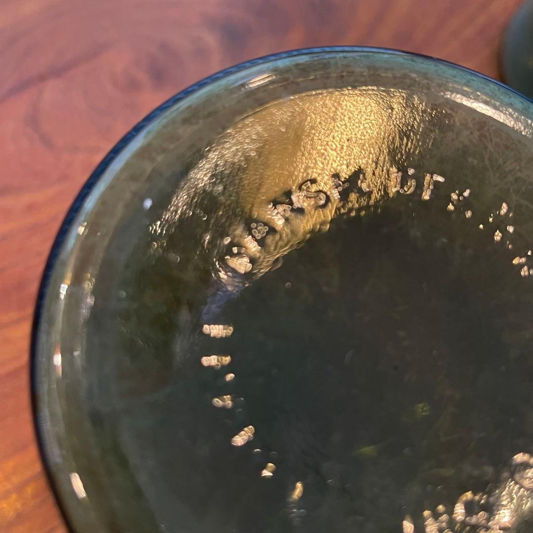 オールドダンスク　グリーン花瓶セット