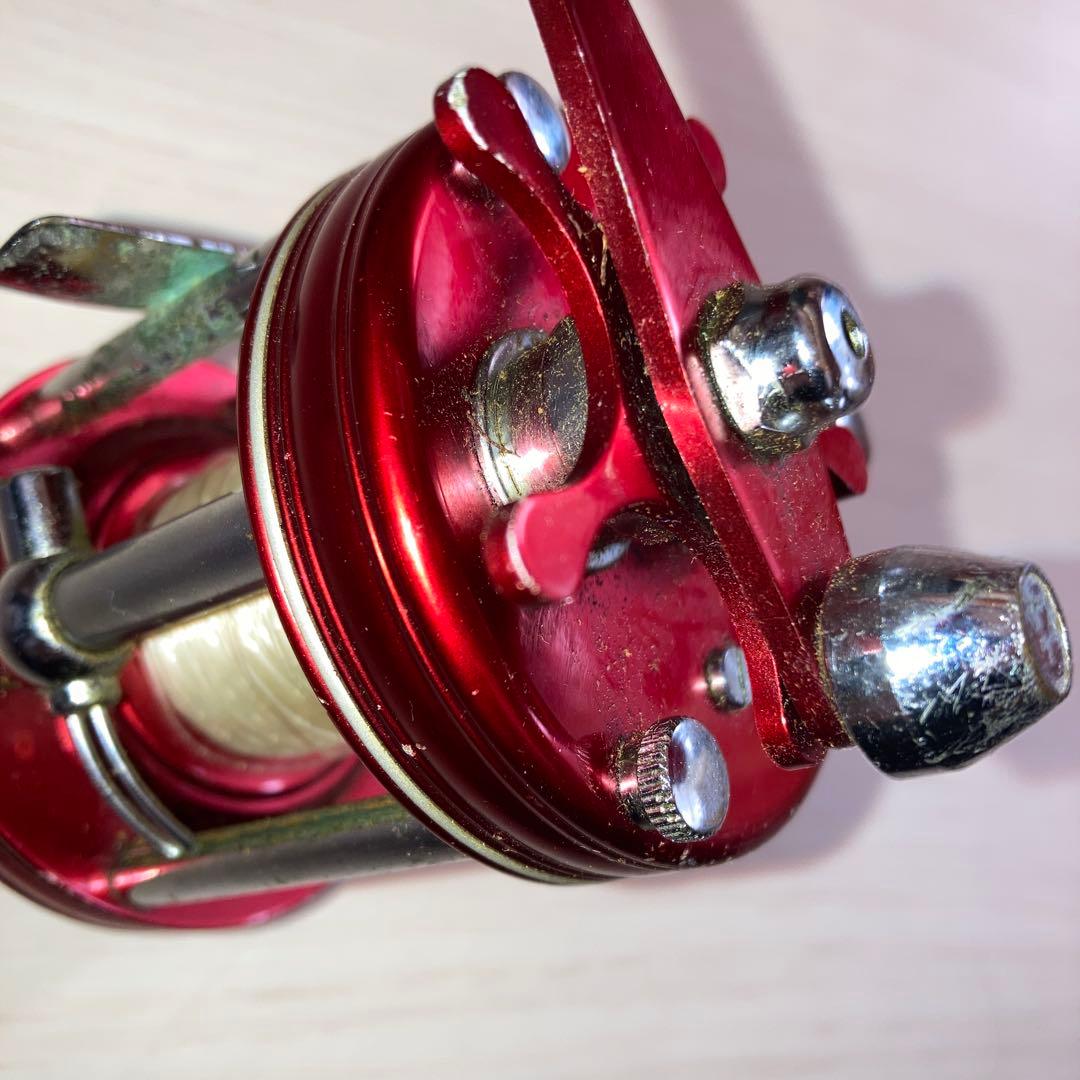 アブガルシア アンバサダー 6000 ヴィンテージ　リール　赤　レトロ