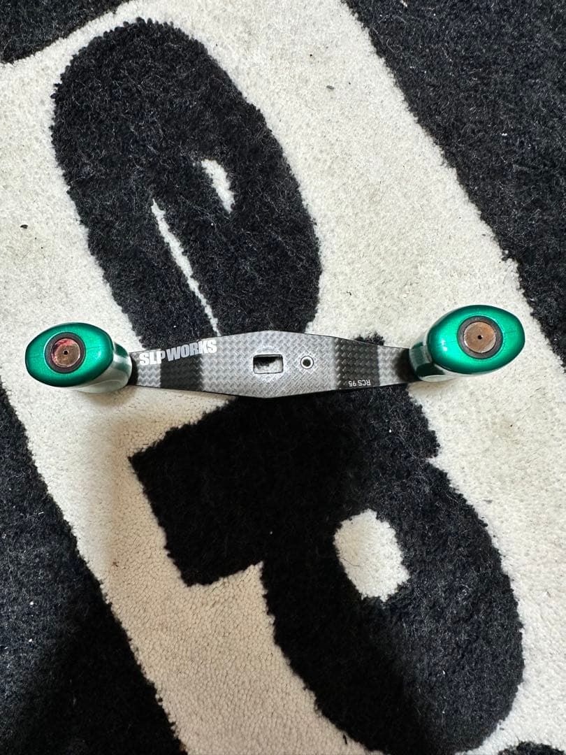 SLP WORKS 23カーボンクランクハンドル　95mm ハンドルノブ付き