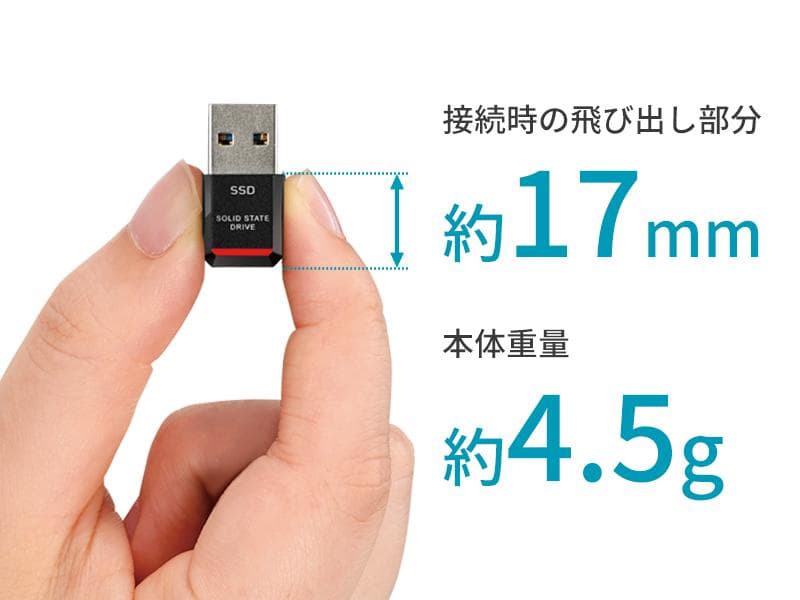 1TB バッファロー ポータブルSSD SSD-PST1.0U3-BA