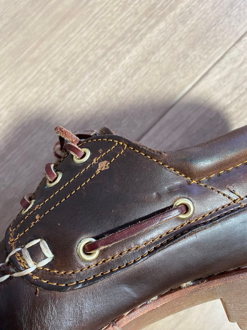 Timberland ブラウン モカシン　デッキシューズ　革靴