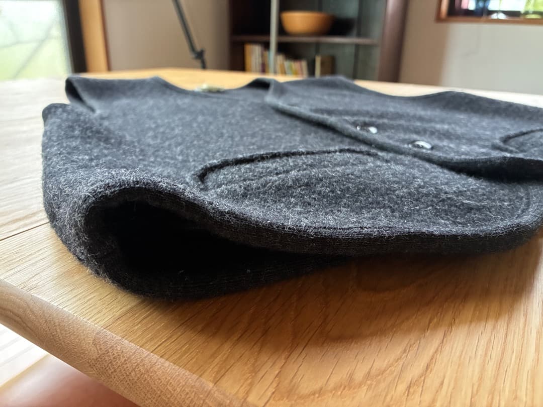 agnès b.　アニエスベーオム　ウールベスト　フランス製