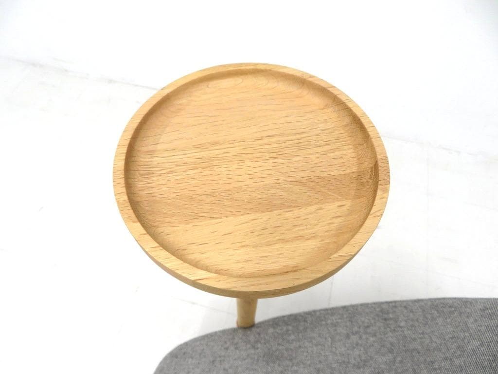 展示品　カリモク　ドラドラ　北欧　オーク材　ソファ サイドテーブル付き　店舗什器