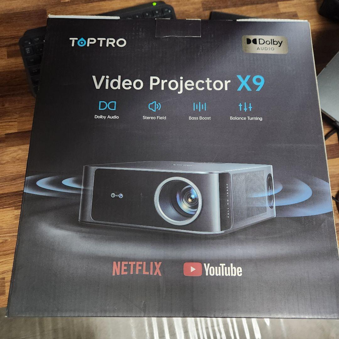 TOPTRO X9 本体 プロジェクター Netflix DoIby +おまけ付