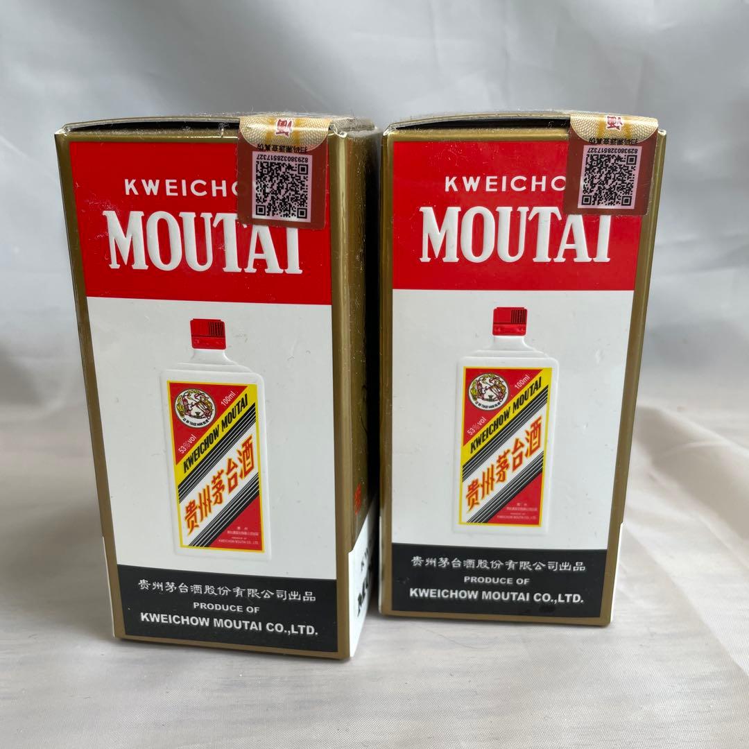 貴州茅台酒 マオタイ酒 MOUTAI 100ml 53% ×2本